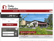 Tablet Screenshot of bodensvandrarhem.se